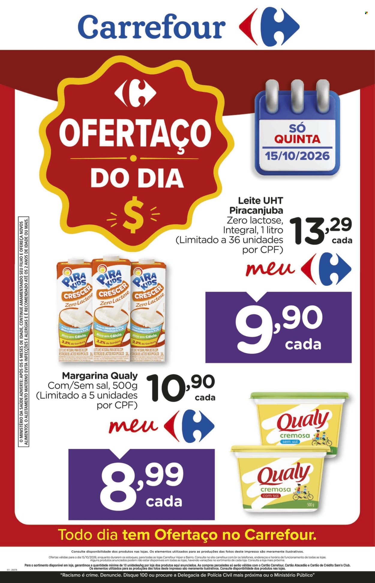 Folheto Carrefour Hiper - 15/10/2026 - 15/10/2026. Página 1