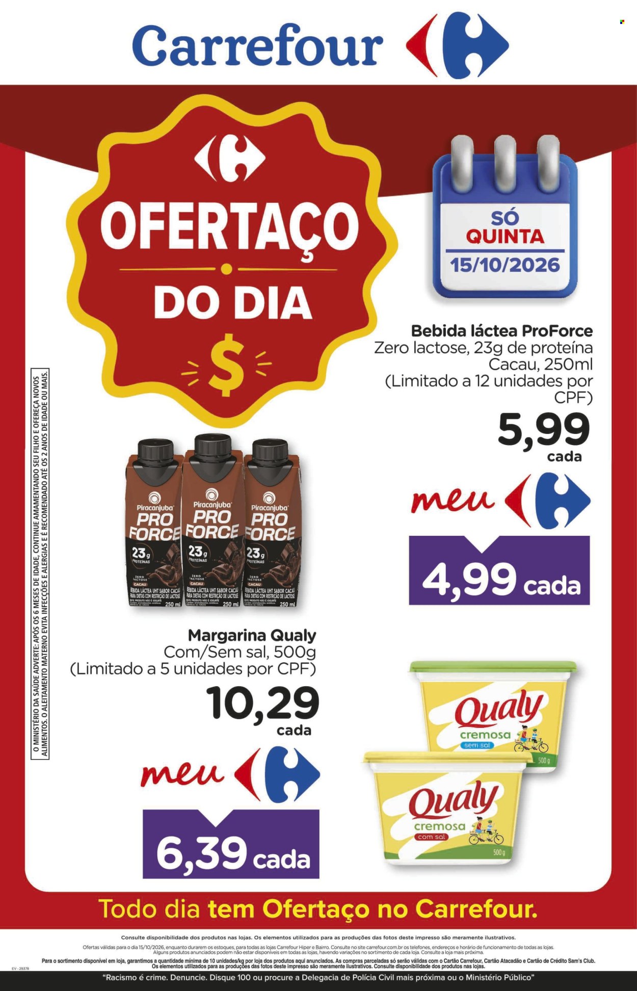 Folheto Carrefour Hiper - 15/10/2026 - 15/10/2026. Página 1