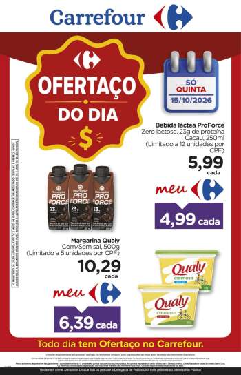 Folheto Carrefour Hiper - 15/10/2026 - 15/10/2026.