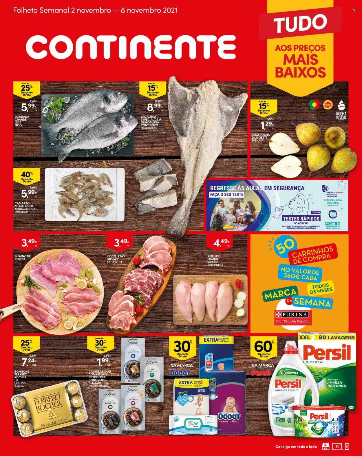 Folheto Continente Modelo - 2.11.2021 - 8.11.2021. Página 1