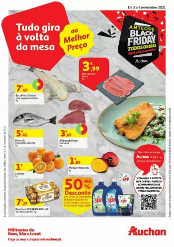 Folheto Auchan - 3.11.2021 - 9.11.2021.