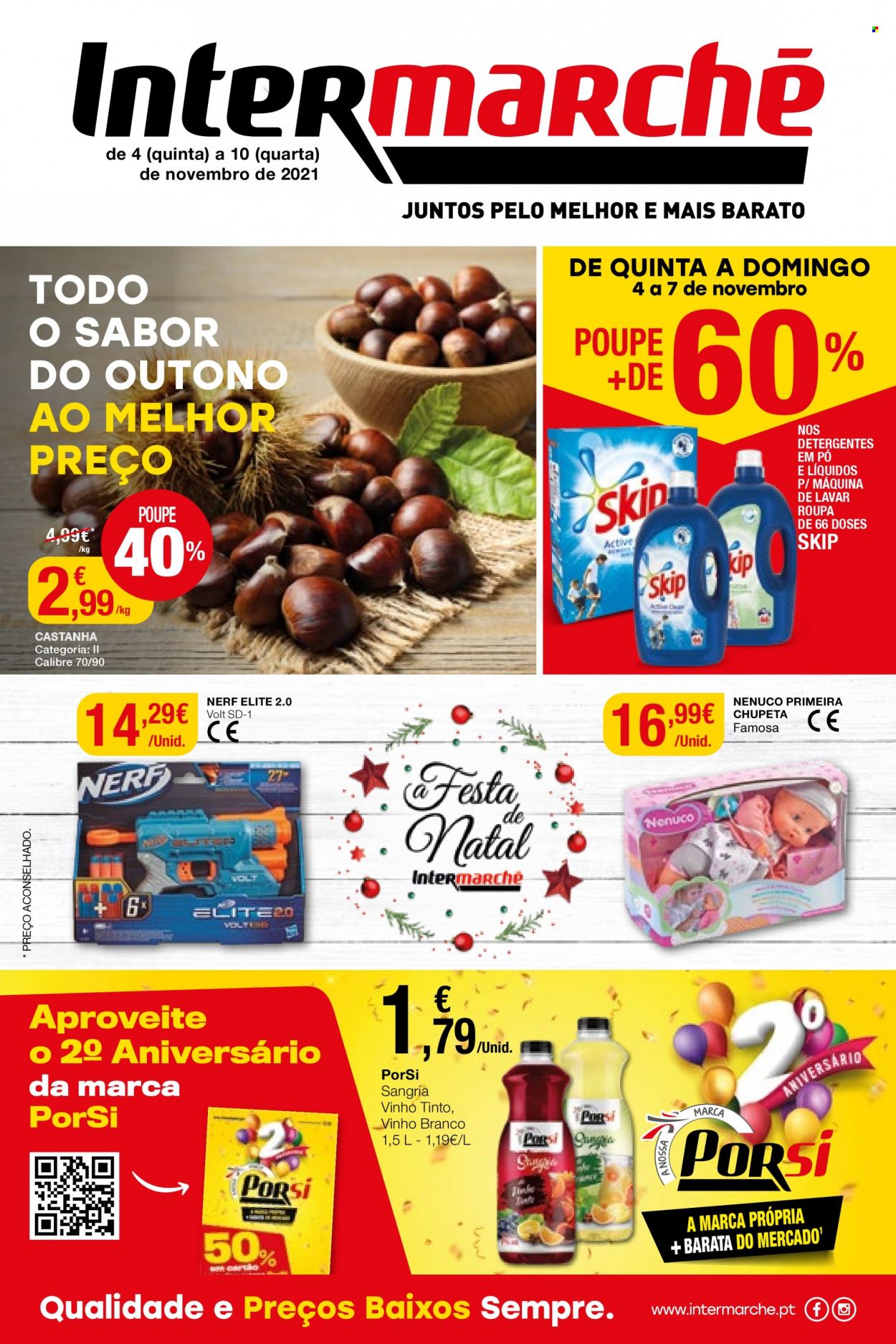 Folheto Intermarché - 4.11.2021 - 10.11.2021. Página 1