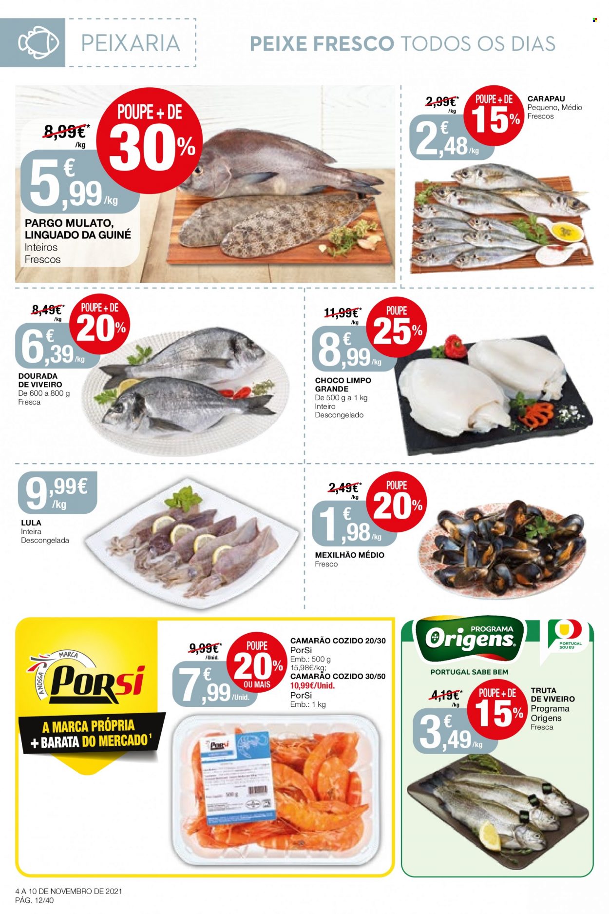 Folheto Intermarché - 4.11.2021 - 10.11.2021. Página 12