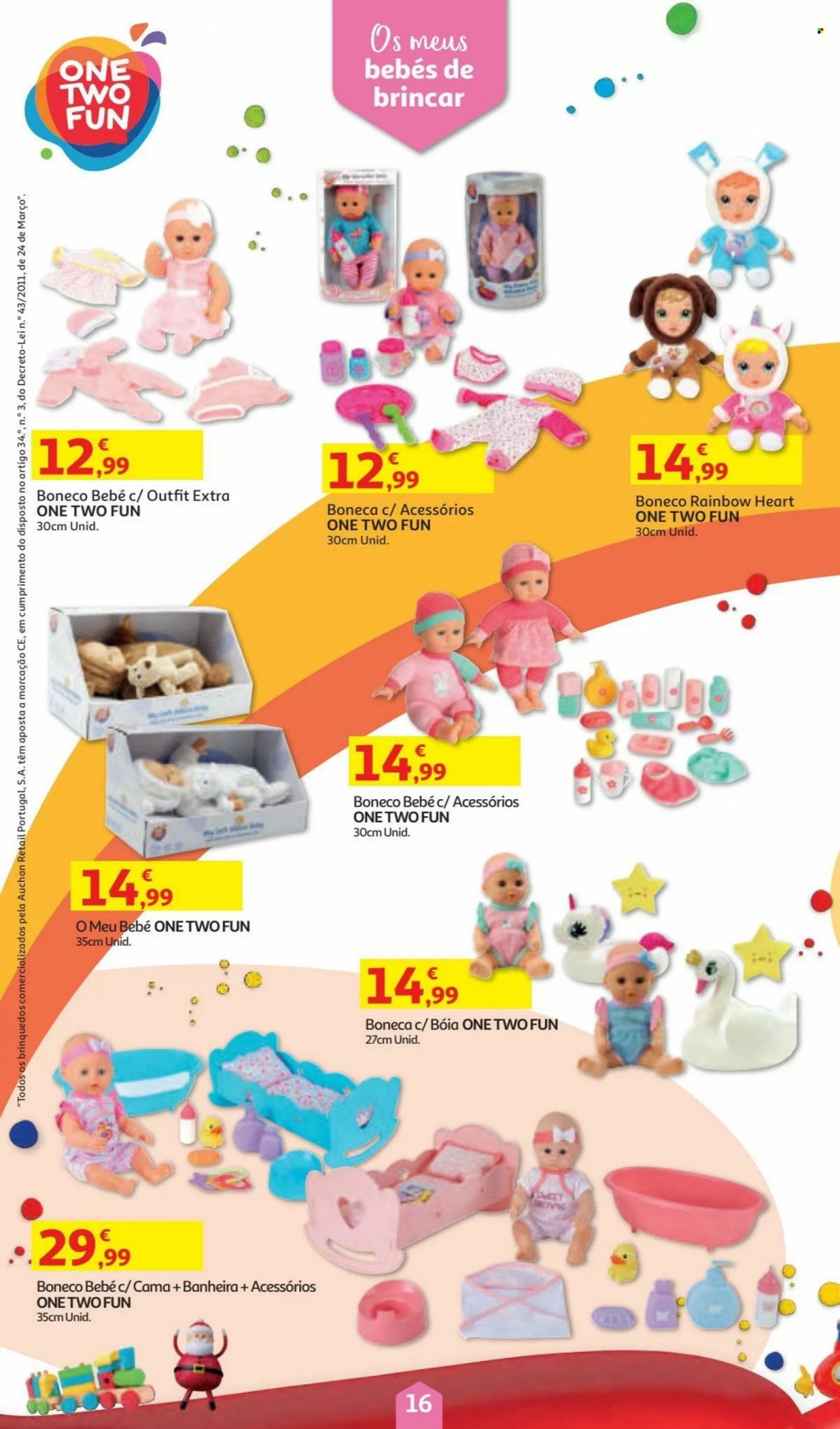 thumbnail - Folheto Auchan - 5.11.2021 - 24.12.2021 - Produtos em promoção - boneca. Página 16.