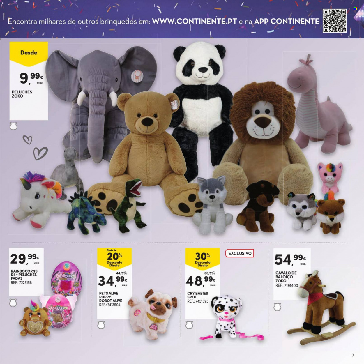 thumbnail - Folheto Continente Modelo - 9.11.2021 - 12.12.2021 - Produtos em promoção - brinquedo, Cry Babies. Página 7.