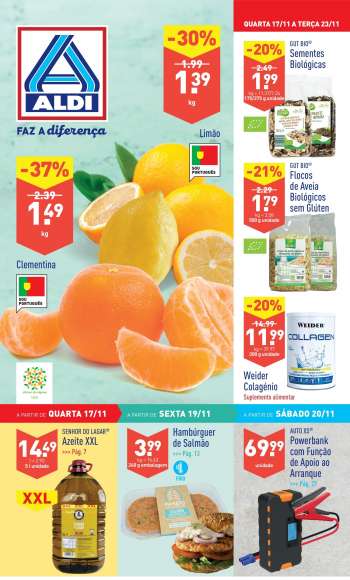 Folheto Aldi - 17.11.2021 - 23.11.2021.