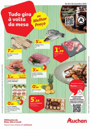 Folheto Auchan - 10.11.2021 - 16.11.2021.