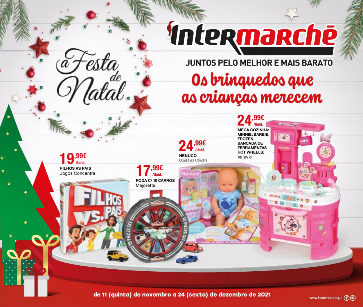 Folheto Intermarché - 11.11.2021 - 24.12.2021. Página 1