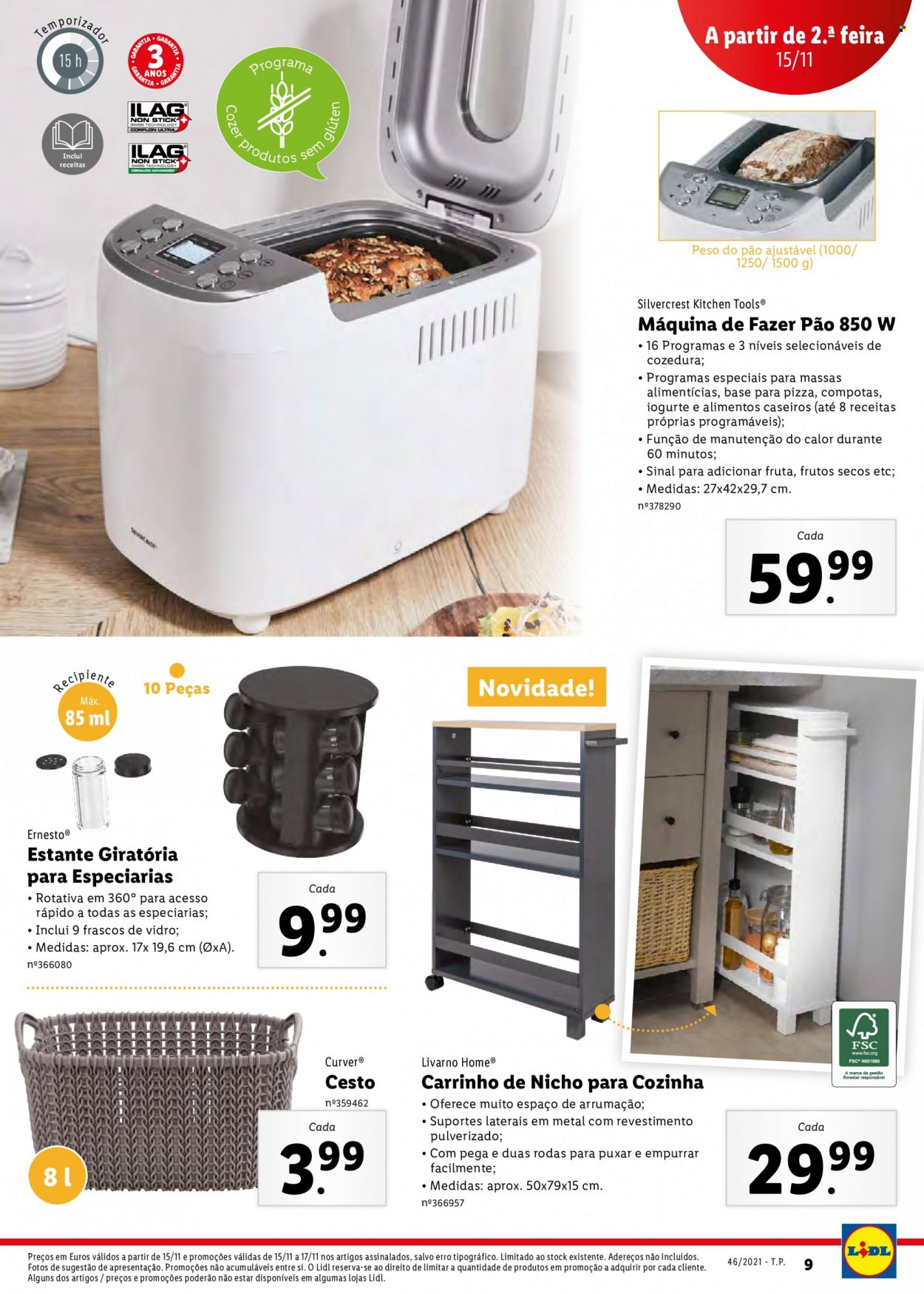 Folheto Lidl - 15.11.2021 - 21.11.2021. Página 9