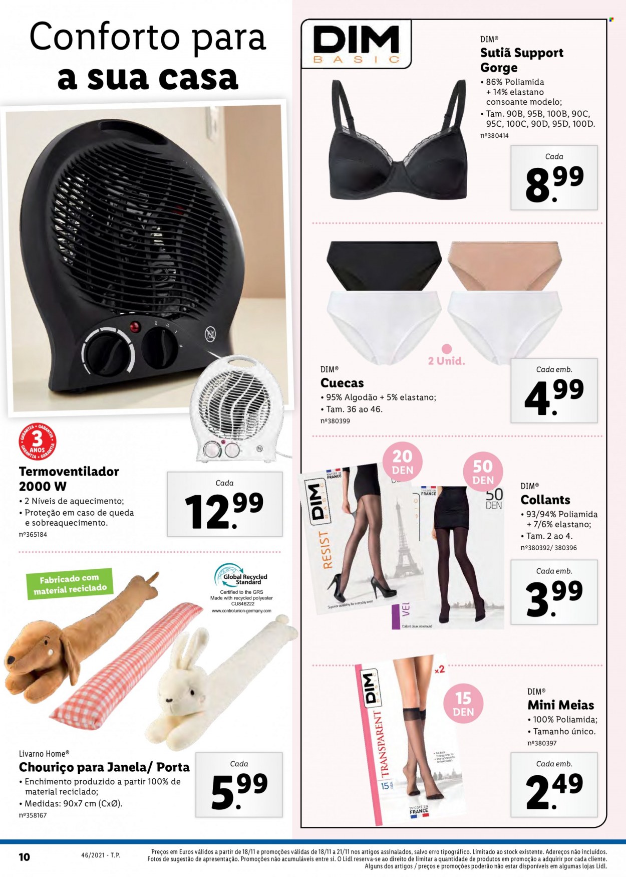 Folheto Lidl - 15.11.2021 - 21.11.2021. Página 10