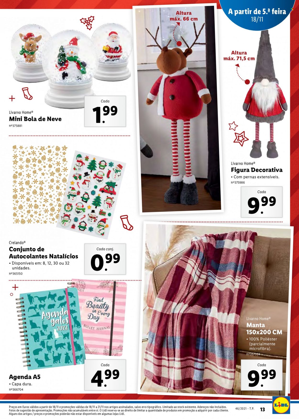 Folheto Lidl - 15.11.2021 - 21.11.2021. Página 13