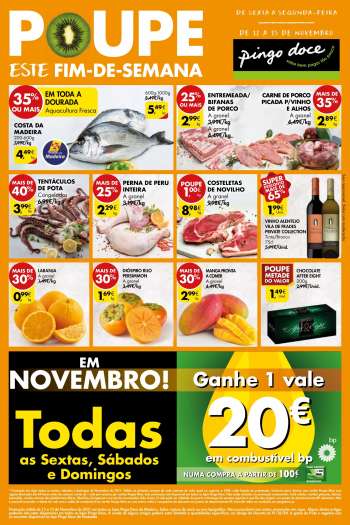 Folheto Pingo Doce - 12.11.2021 - 15.11.2021.