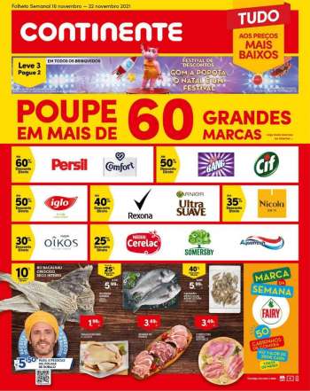 Folheto Continente Modelo - 16.11.2021 - 22.11.2021.