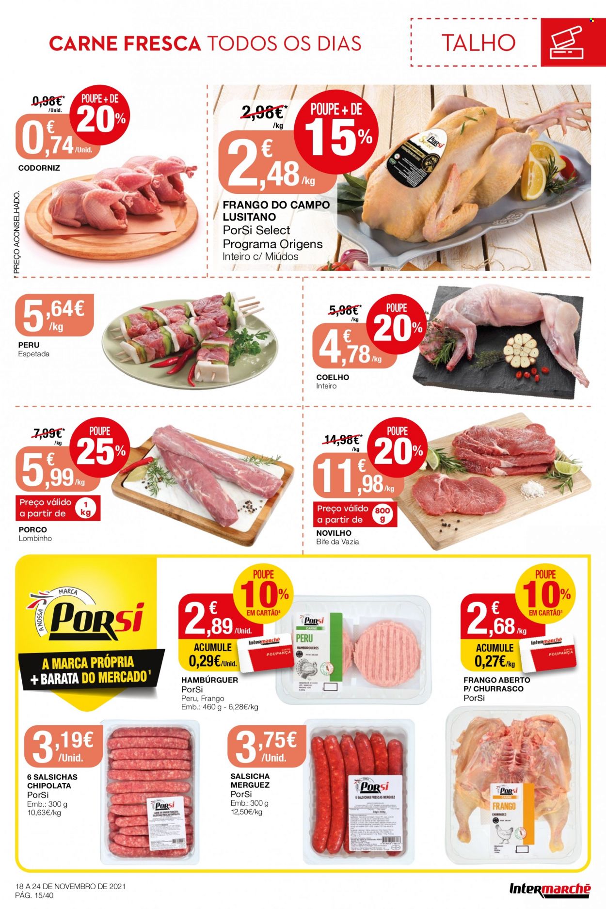 Folheto Intermarché - 18.11.2021 - 24.11.2021. Página 15