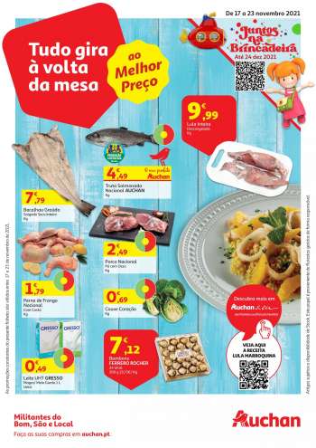 Folheto Auchan - 17.11.2021 - 23.11.2021.