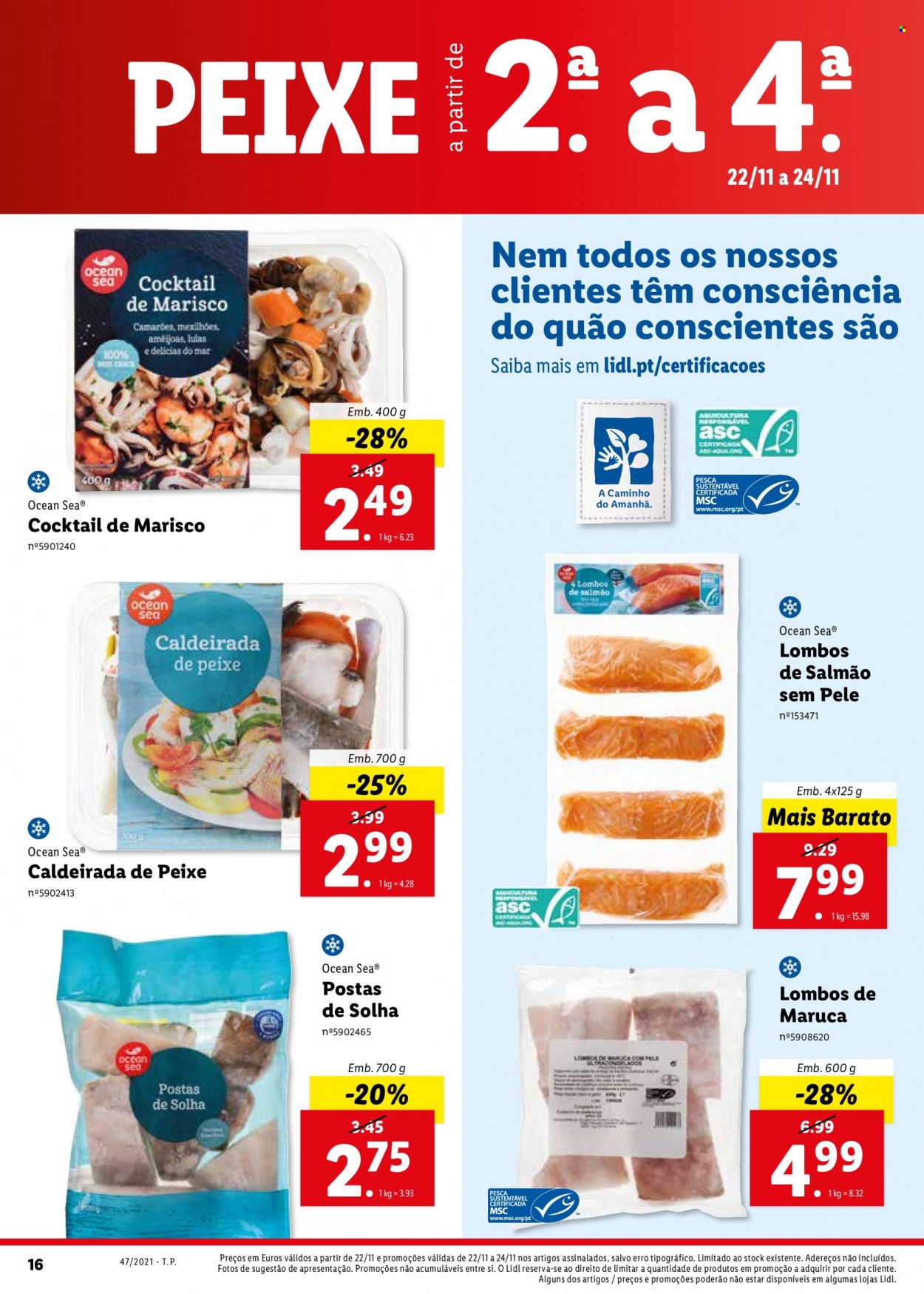 Folheto Lidl - 22.11.2021 - 28.11.2021. Página 16