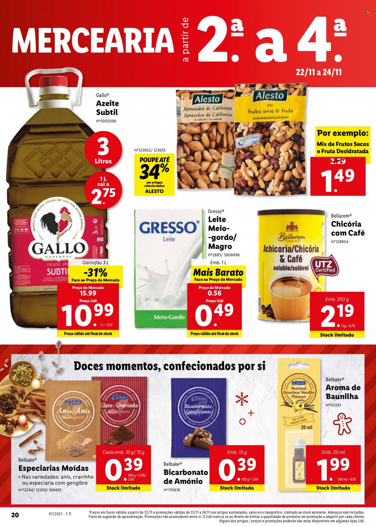 Folheto Lidl - 22.11.2021 - 28.11.2021. Página 20