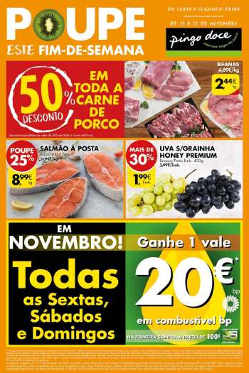 Folheto Pingo Doce - 19.11.2021 - 22.11.2021.