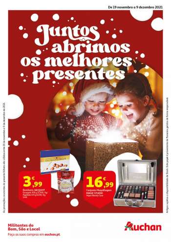 Folheto Auchan - 19.11.2021 - 9.12.2021.