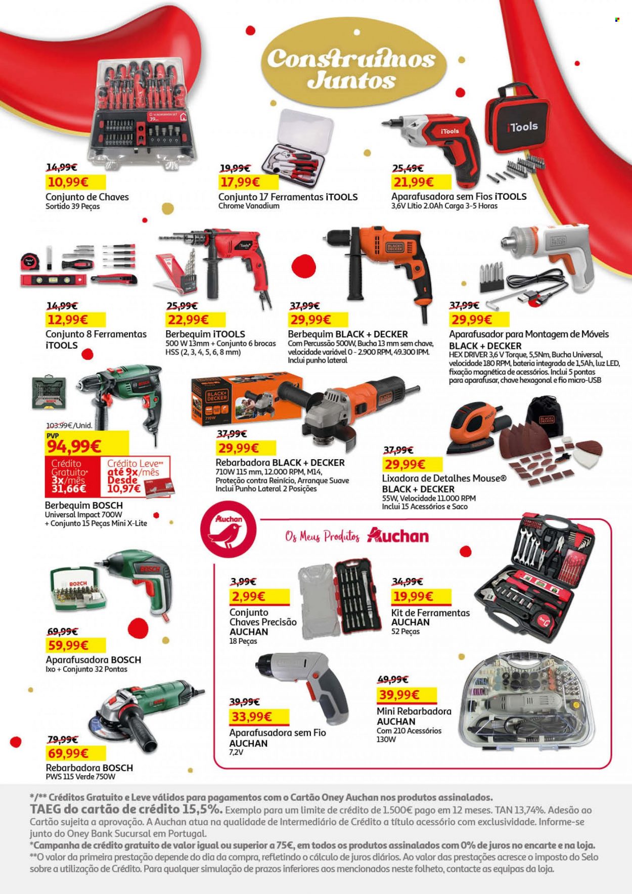 thumbnail - Folheto Auchan - 19.11.2021 - 9.12.2021 - Produtos em promoção - Bosch, mouse. Página 13.