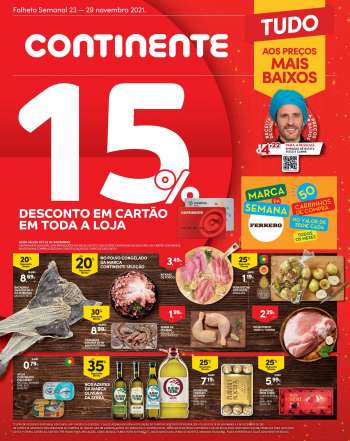 Folheto Continente Modelo - 23.11.2021 - 29.11.2021.