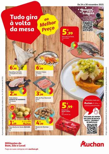 Folheto Auchan - 24.11.2021 - 30.11.2021.