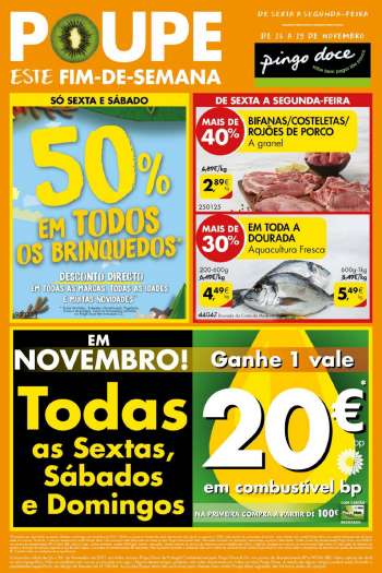 Folheto Pingo Doce - 26.11.2021 - 29.11.2021.
