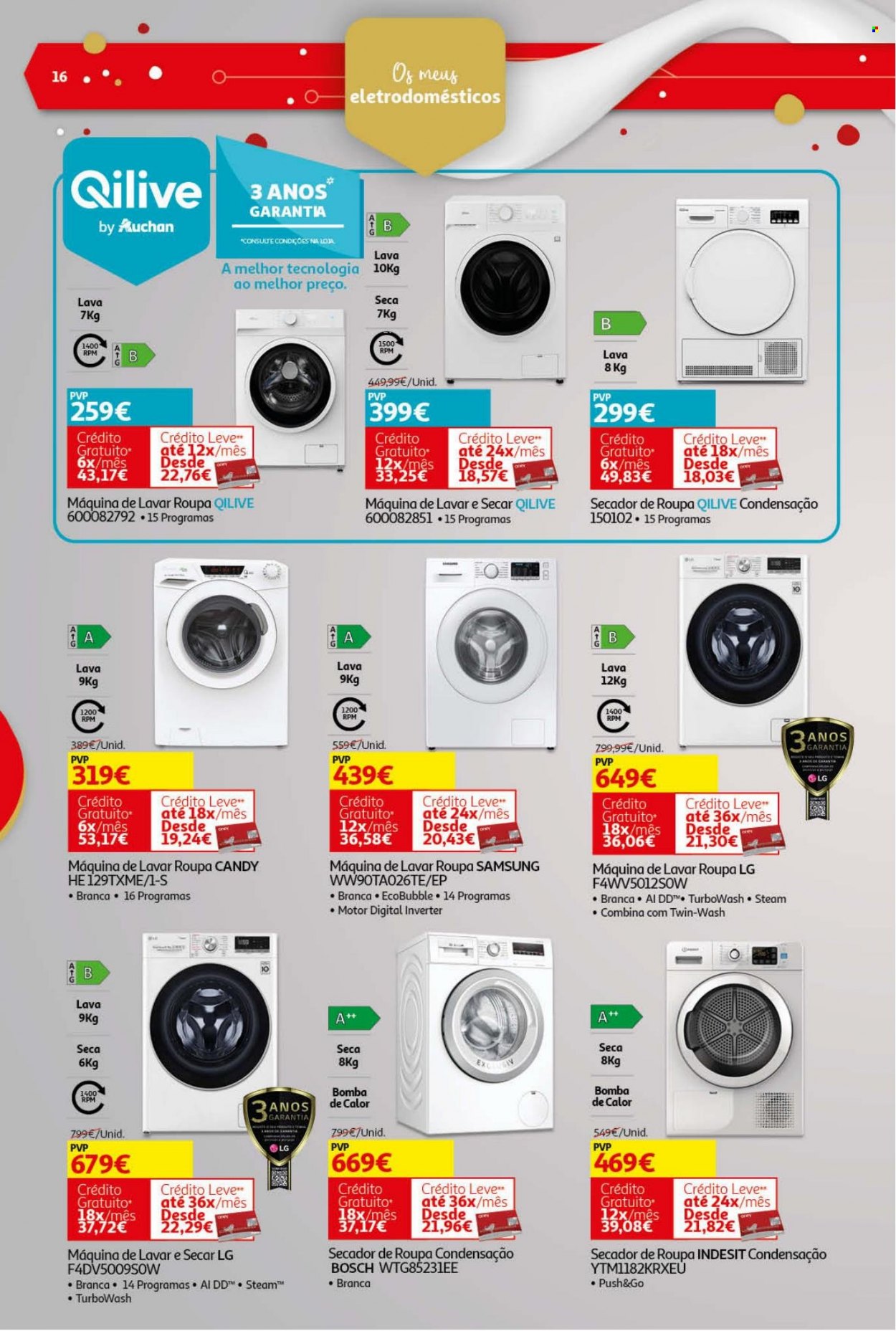 Folheto Auchan - 26.11.2021 - 24.12.2021. Página 16