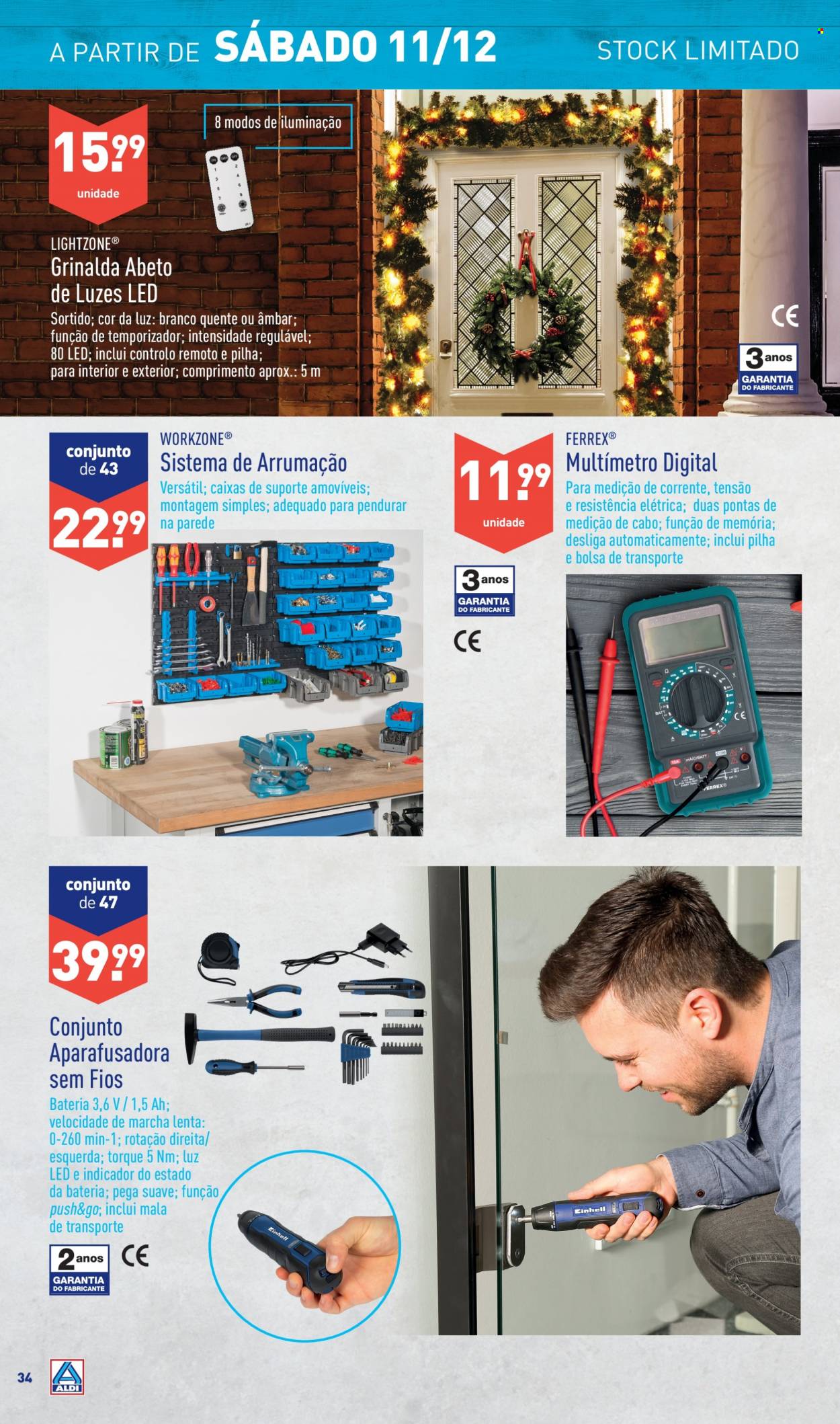 Folheto Aldi - 8.12.2021 - 14.12.2021. Página 34