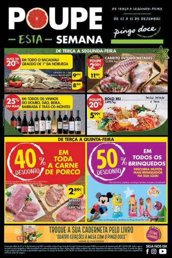 Folheto Pingo Doce - 7.12.2021 - 13.12.2021.