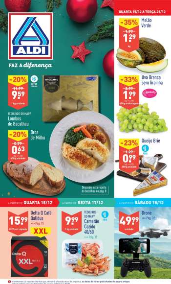 Folheto Aldi - 15.12.2021 - 21.12.2021.