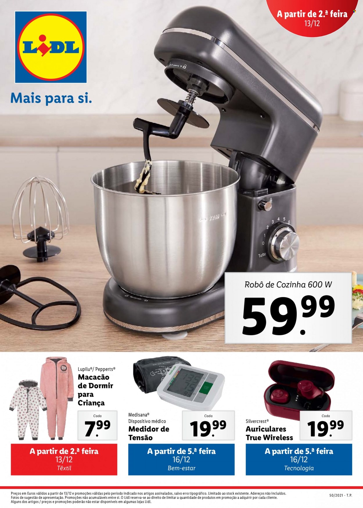 Folheto Lidl - 13.12.2021 - 19.12.2021. Página 1