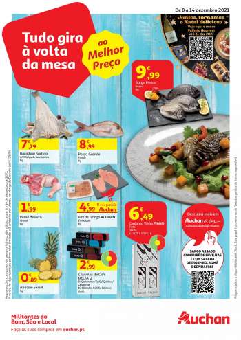 Folheto Auchan - 8.12.2021 - 14.12.2021.
