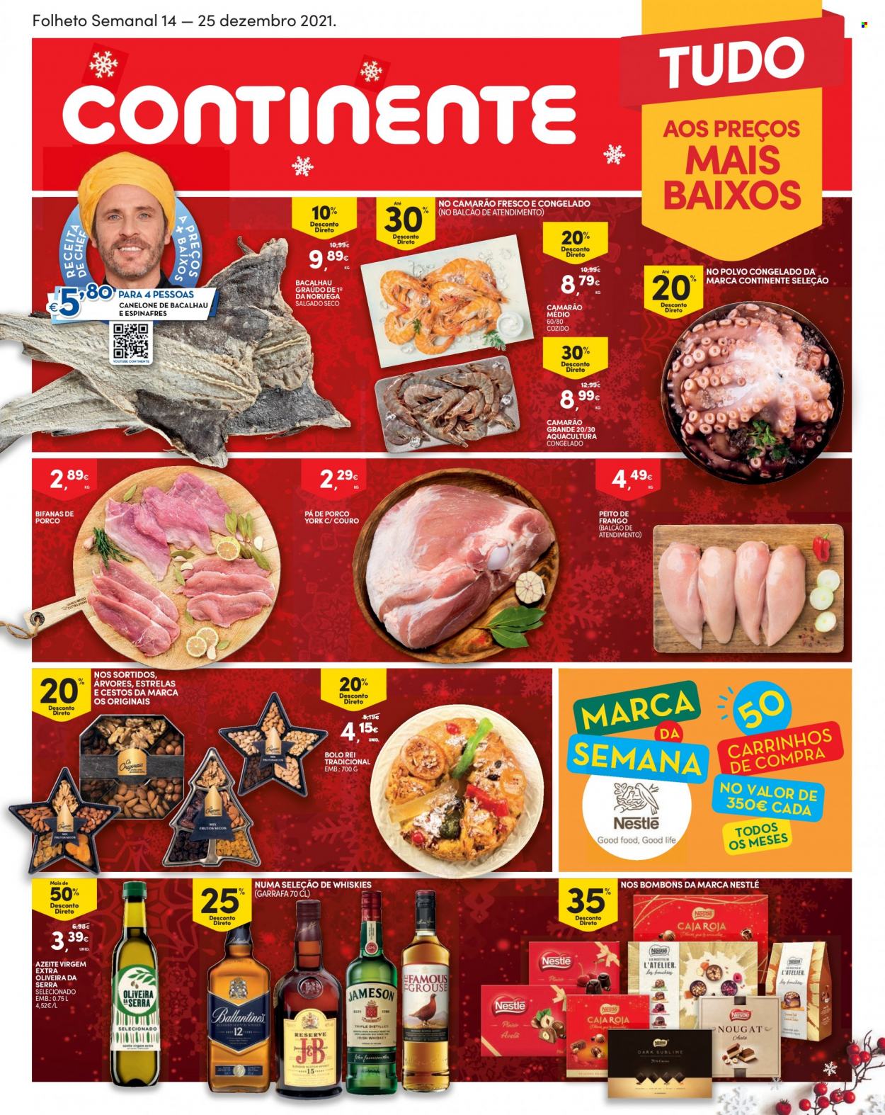Folheto Continente Modelo - 14.12.2021 - 25.12.2021. Página 1