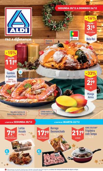 Folheto Aldi - 20.12.2021 - 26.12.2021.