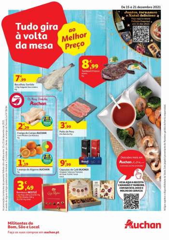 Folheto Auchan - 15.12.2021 - 21.12.2021.