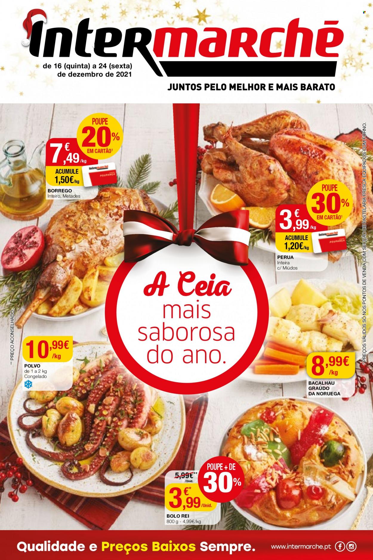 Folheto Intermarché - 16.12.2021 - 24.12.2021. Página 1