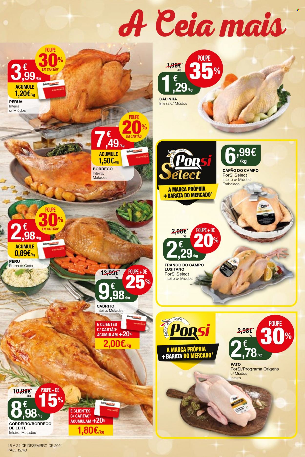 Folheto Intermarché - 16.12.2021 - 24.12.2021. Página 12