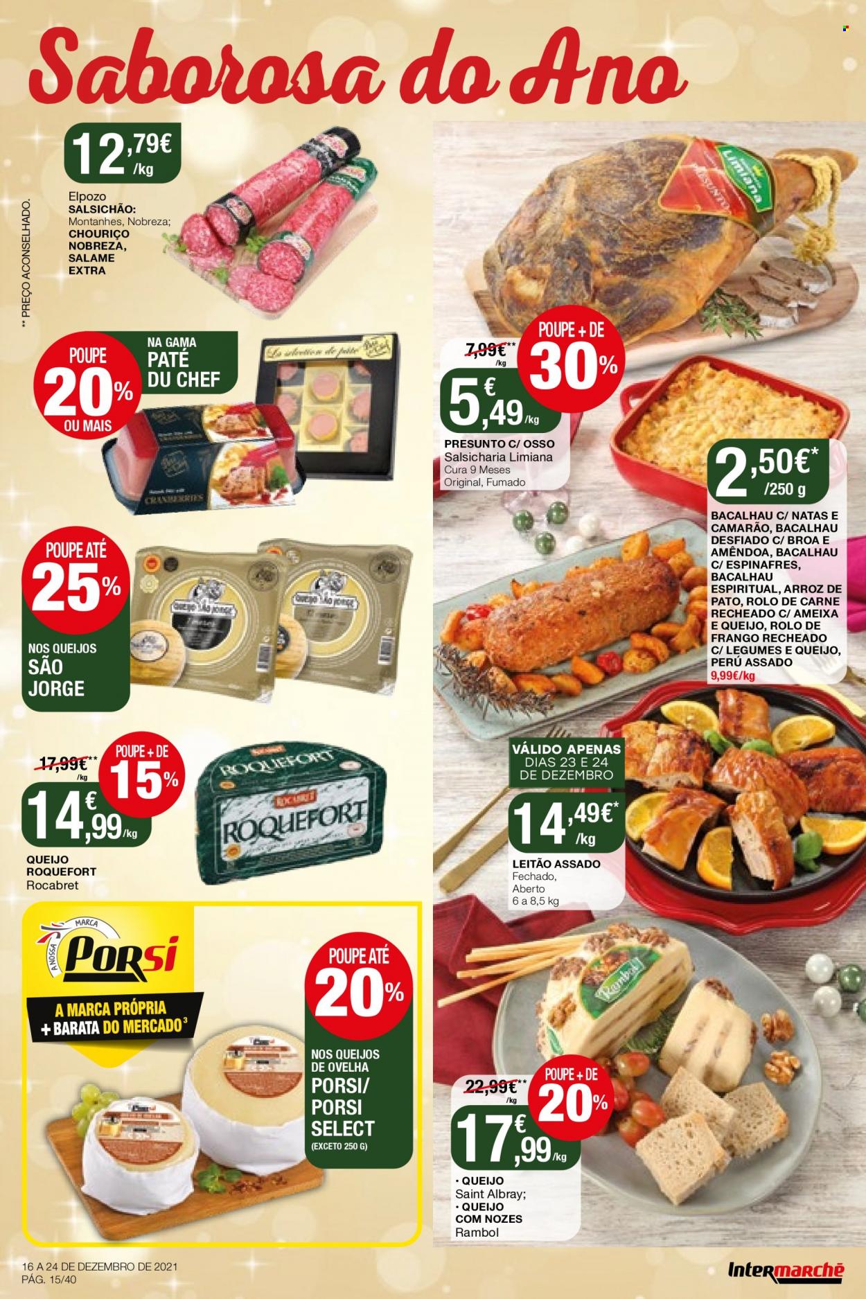Folheto Intermarché - 16.12.2021 - 24.12.2021. Página 15