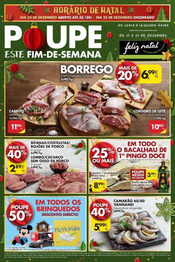Folheto Pingo Doce - 17.12.2021 - 20.12.2021.