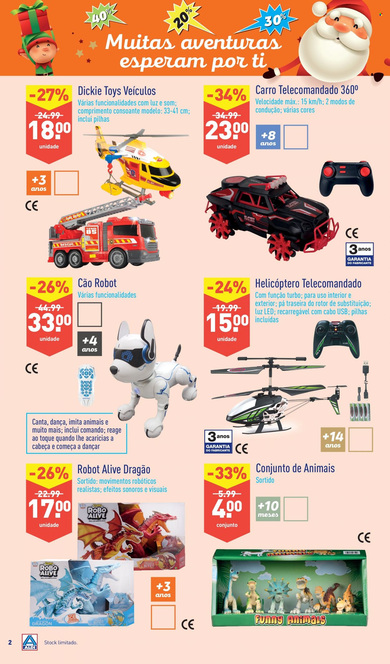 thumbnail - Folheto Aldi - 18.12.2021 - 31.12.2021 - Produtos em promoção - brinquedo, carro brinquedo. Página 2.