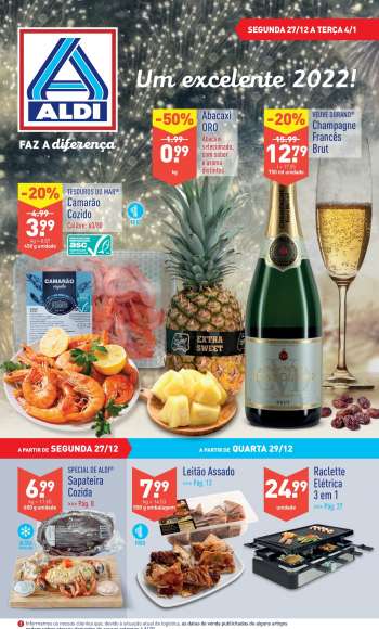 Folheto Aldi - 27.12.2021 - 4.1.2022.