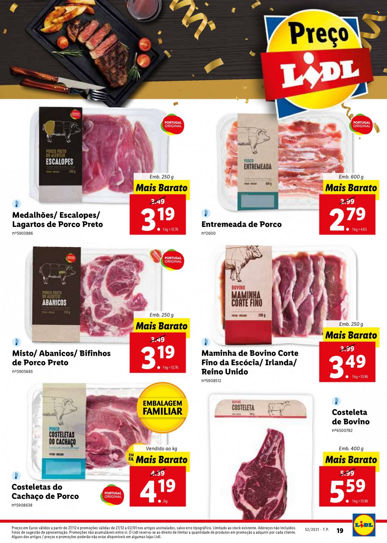 Folheto Lidl - 27.12.2021 - 2.1.2022. Página 19