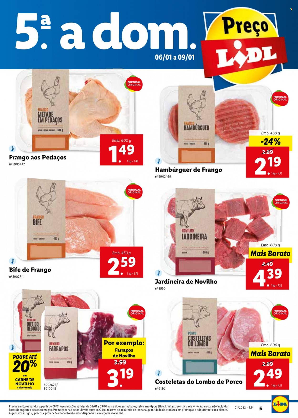 Folheto Lidl - 3.1.2022 - 9.1.2022. Página 5