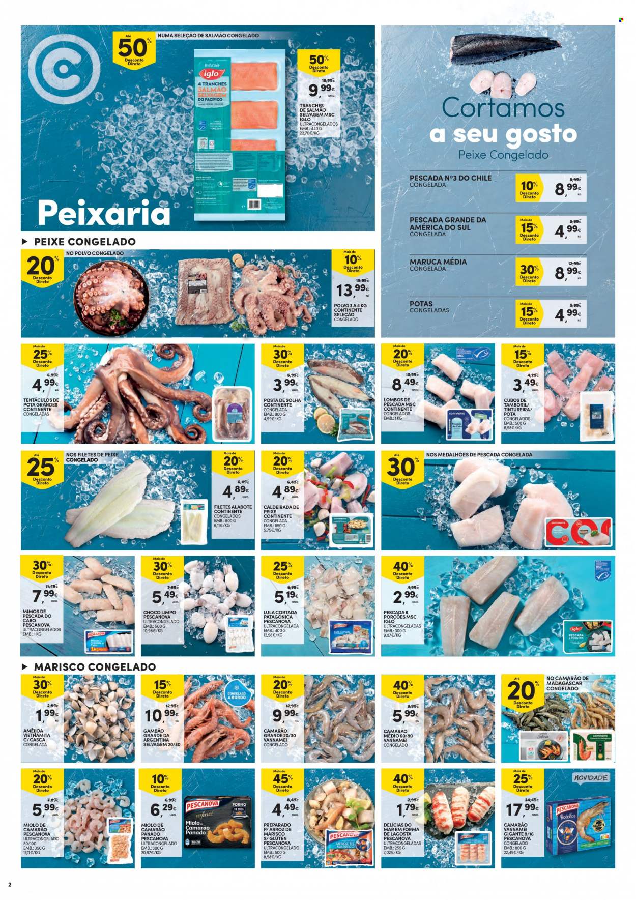 Folheto Continente - 2.1.2022 - 10.1.2022. Página 2