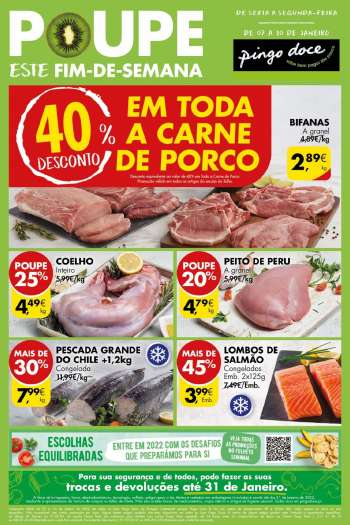 Folheto Pingo Doce - 7.1.2022 - 10.1.2022.