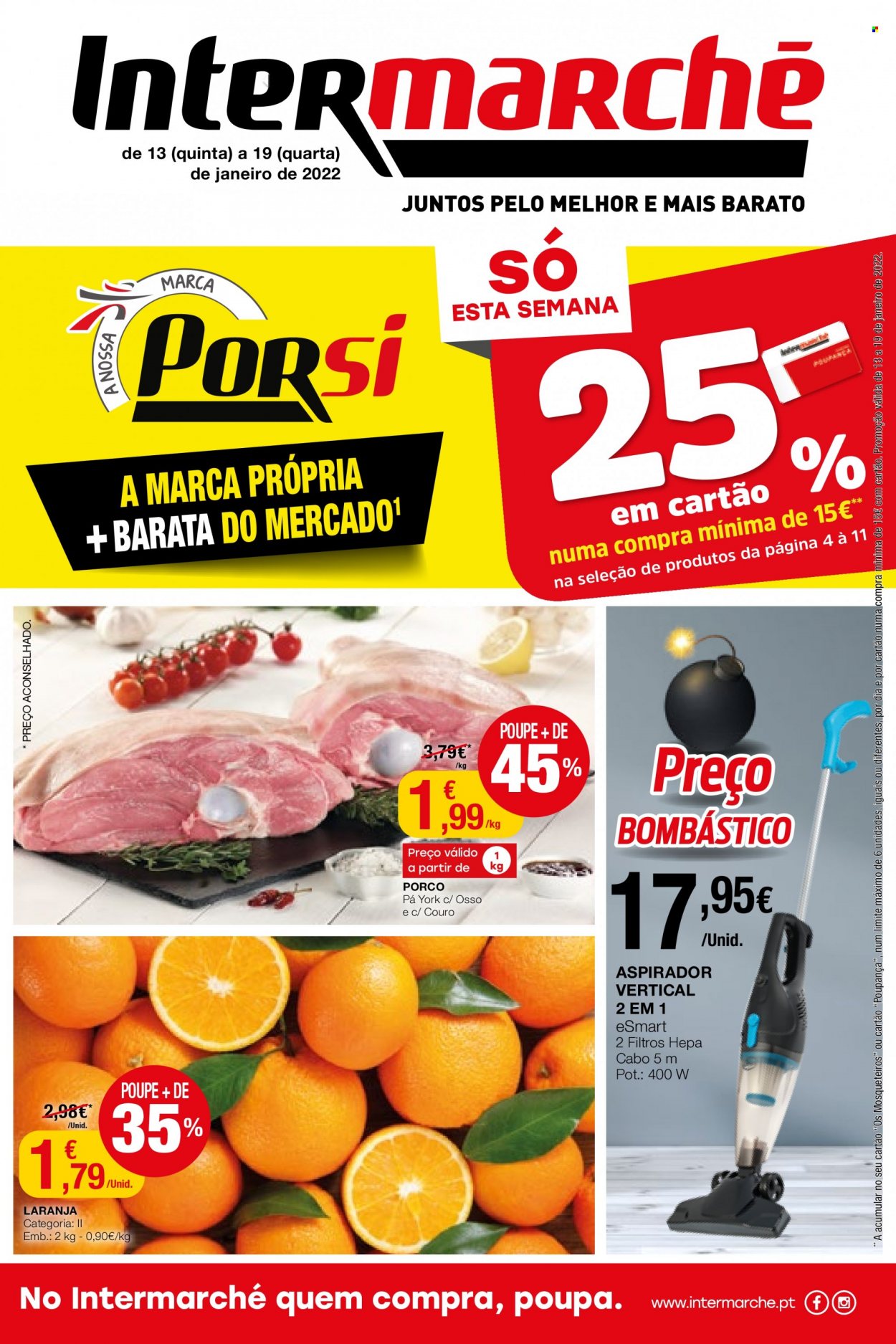 Folheto Intermarché - 13.1.2022 - 19.1.2022. Página 1