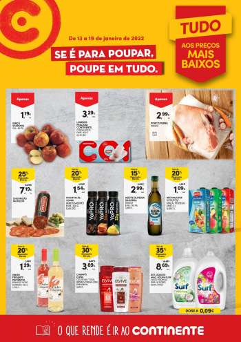 Folheto Continente Modelo - 13.1.2022 - 19.1.2022.