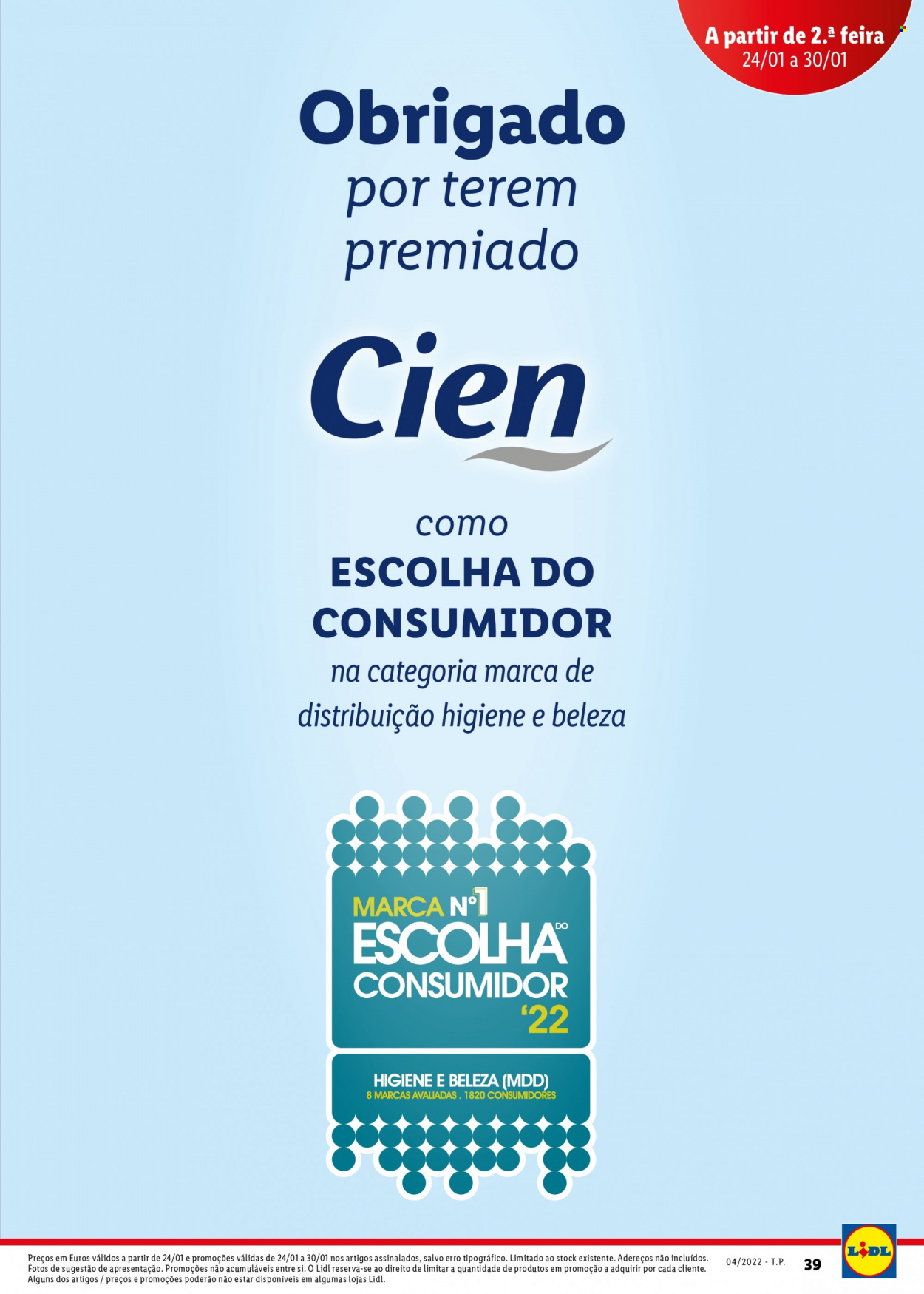 Folheto Lidl - 24.1.2022 - 30.1.2022. Página 39