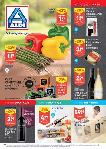 Folheto Aldi - 2.2.2022 - 8.2.2022.